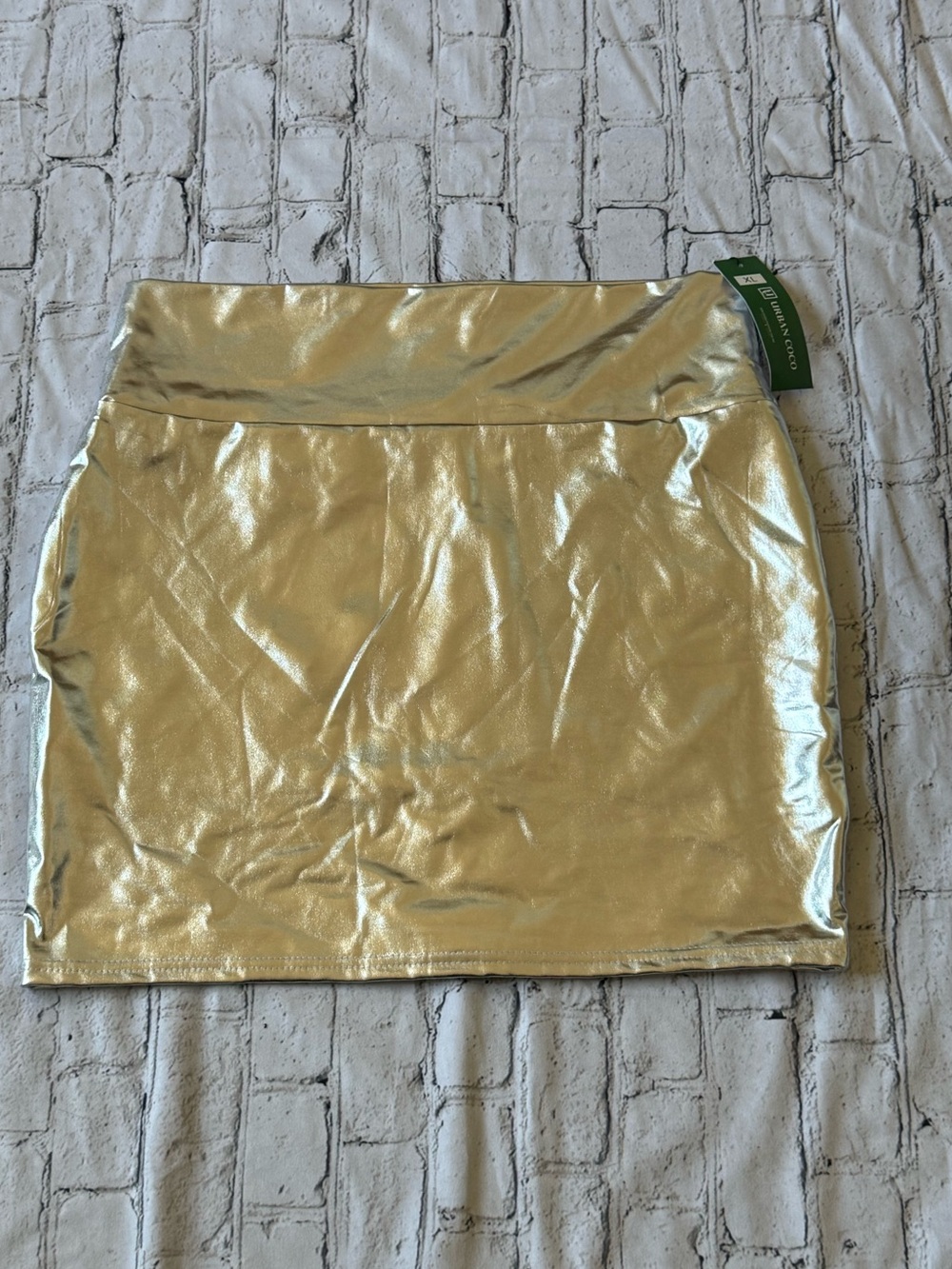 Gold skirt